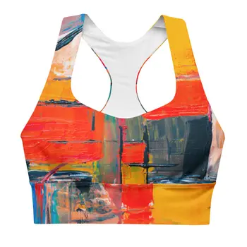 Gianneli Colours Longline Sports Bra