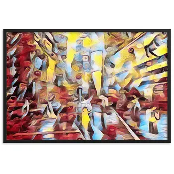 WHEN YOUR KISS WATERED ALL MY SENSES PREMIUM Framed Poster