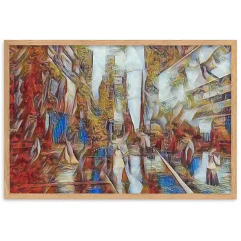 WHEN YOUR KISS WATERED ALL MY SENSES Velvet Edition Framed Poster
