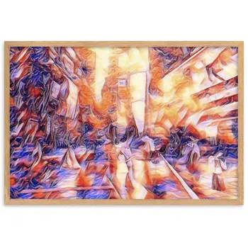 WHEN YOUR KISS WATERED ALL MY SENSES Velvet Edition Framed Poster