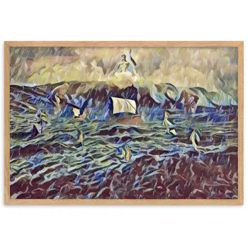 AS YOU SET OUT FOR ITHACA Premium Framed Poster