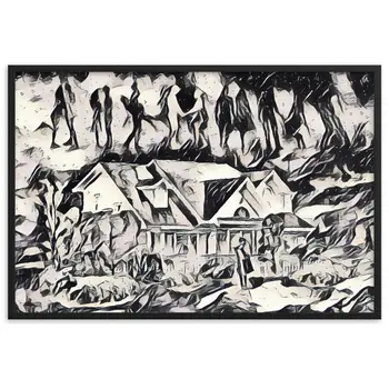 I WAS WAITING FOR YOU IN THE DREAM YOU HAD SEEN Special Edition Framed Poster