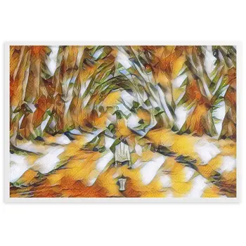 LOVE IS WHEN YOU CAN SEE WITHIN ME A.K Velvet Edition Framed Poster