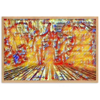 I SAW MY ENTIRE LIFE PASS THROUGH YOUR EYES Special Edition Framed Poster