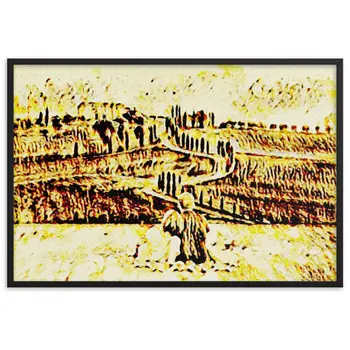 SEEING THE DAWN THROUGH THE DREAM SUPERIOR Framed Poster