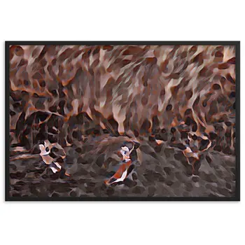 DANCE ME LIKE THE RAIN THAT BURNING OUT THE FIRE AROUND ME Framed Poster