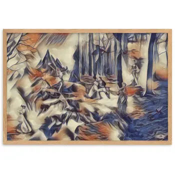 AMONG THE FOUR SEASONS YOU ARE THE FIFTH SENSE PREMIUM Framed Poster