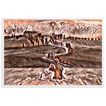 SEEING THE DAWN THROUGH THE DREAM SUPERIOR Framed Poster