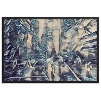 WHEN YOUR KISS WATERED ALL MY SENSES PREMIUM Framed Poster