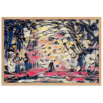 TO SEE MY HEART YOU MUST FIRST DIVE INTO MY TRUTH J.L PREMIUM Framed Poster