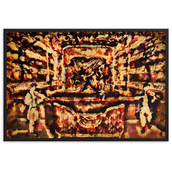 WHEN YOUR SENSES DANCE WITH MY MOMENTS Superior Edition Framed Poster