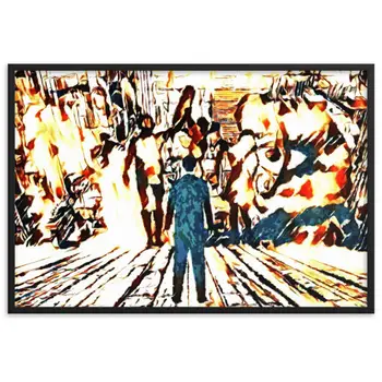 I SAW MY ENTIRE LIFE PASS THROUGH YOUR EYES Superior Framed Poster