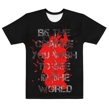BE THE CHANGE Men's t-shirt by Gianneli
