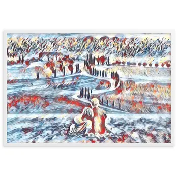 SEEING THE DAWN THROUGH THE DREAM SUPERIOR Framed Poster
