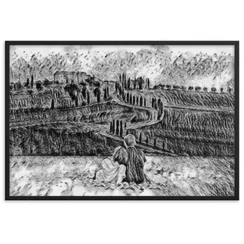 SEEING THE DAWN THROUGH THE DREAM SUPERIOR Framed Poster