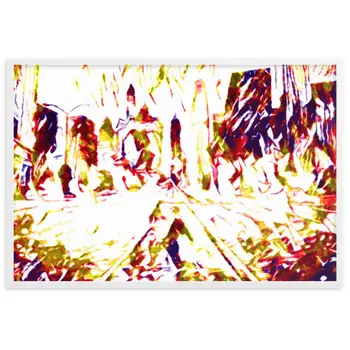 YOU ARE THE RHYTHM THAT STILL DANCES WITHIN ME SUPERIOR Framed Poster