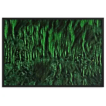 DANCE ME LIKE THE RAIN THAT BURNING OUT THE FIRE AROUND ME Velvet Framed Poster