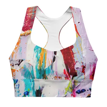 Gianneli Colours Longline Sports Bra