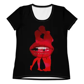 THE KISS Women's Athletic T-shirt by Gianneli