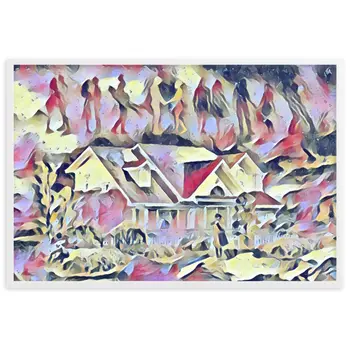 I WAS WAITING FOR YOU IN THE DREAM YOU HAD SEEN Special Edition Framed Poster