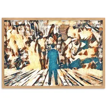 I SAW MY ENTIRE LIFE PASS THROUGH YOUR EYES Superior Framed Poster