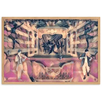 WHEN YOUR SENSES DANCE WITH MY MOMENTS Superior Edition Framed Poster