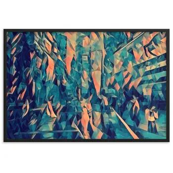 WHEN YOUR KISS WATERED ALL MY SENSES Superior Framed Poster