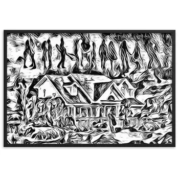 I WAS WAITING FOR YOU IN THE DREAM YOU HAD SEEN Special Edition Framed Poster