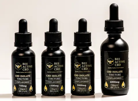 Bee Active CBD Isolate Tincture Unflavored
