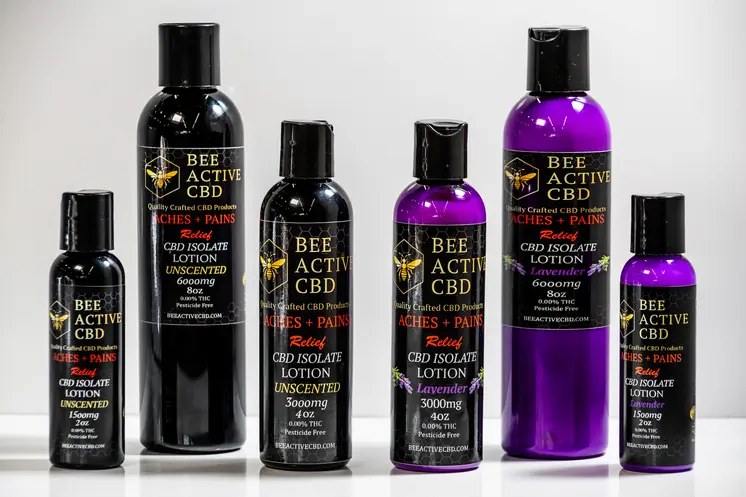 Bee Active CBD Moisturizing Lotion — Aches + Pains Relief