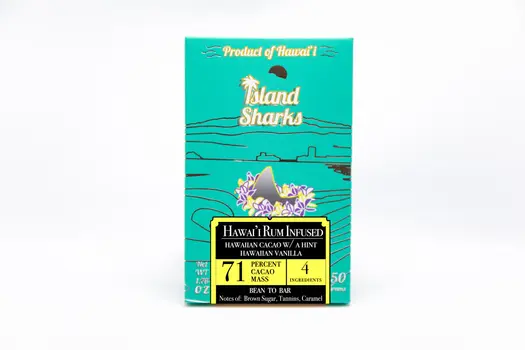 Kuleana Rum 71% Hawaiian Cacao Dark Chocolate with Hawaiian Vanilla