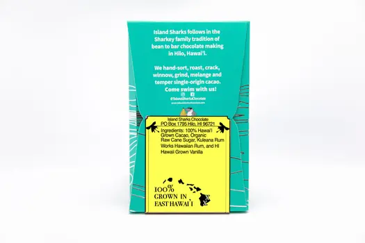 Kuleana Rum 71% Hawaiian Cacao Dark Chocolate with Hawaiian Vanilla