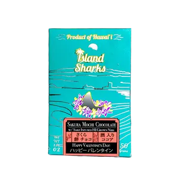 Sakura Mochi Chocolate w/ Sake Infused Hawaiian Cacao Nibs