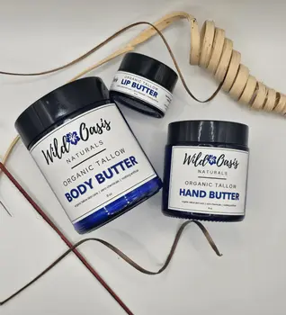 Hand, Body, & Lip Butter Set - Organic Tallow Cream