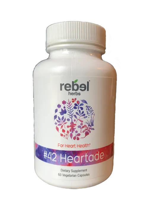 Rebel Herbs Organic Heartade Vegetarian Caps - 60 Count