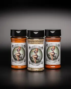 3-Pack Chicken, Pork, & Blackening, lil heat lil sweet FREE