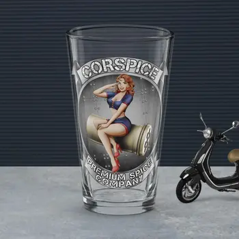 Shaker pint glass