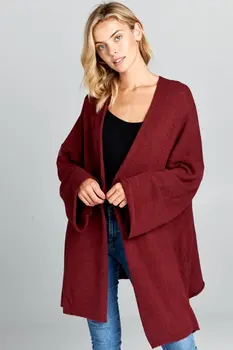 Extra Soft Oversize Open Front Kimono Cardigan