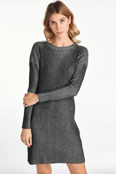 Long Sleeve Knit Mini Dress