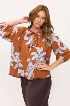 Floral Puff Sleeve Top