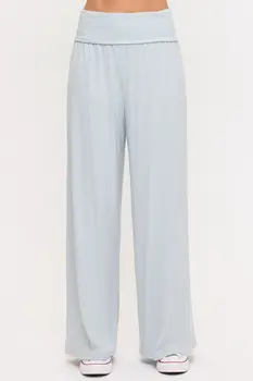 Knitted Wide Leg Pants