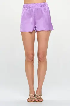 Mini Satin Shorts
