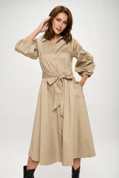 Maxi Shirt Dress