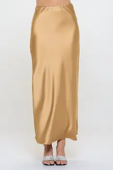 Silky Satin Maxi Skirt