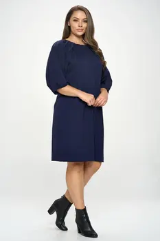 Balloon Sleeve Dress