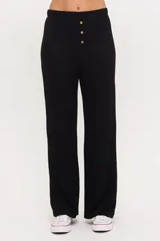 Knitted Straight Leg Pants