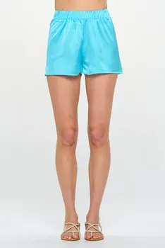 Mini Satin Shorts