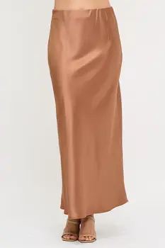 Silky Satin Maxi Skirt