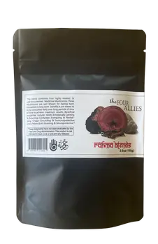 The Four Allies: Reishi, Chaga, Lion's Mane & Cordyceps