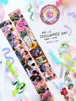 RM & V - "Discharge Day" Washi Tape - 30mm x 10m